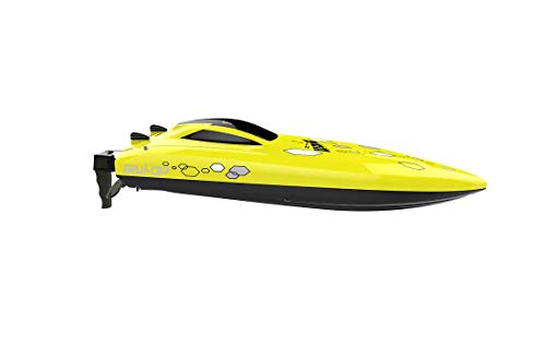 Park10 Toys RC Racing Boat - High Speed Electronic Remote Control Boat for Kids, UD08, Upgrade from UDI001 (Yellow)