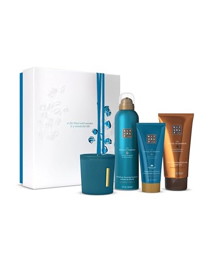 RITUALS Caja de regalo The Ritual of Hammam, Medium - Set de baño con productos para el cuidado de la piel con eucalipto y romero - Propiedades purificantes y revitalizantes