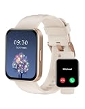 RUIMEN Reloj Inteligente Mujer Hombre con Llamada,1,83" Smartwatch con Pulsómetro,Podómetro,Oxímetro,Monitor Sueño,Esfera de reloj personalizada,Impermeable IP68 Pulsera de actividad para iOS Android