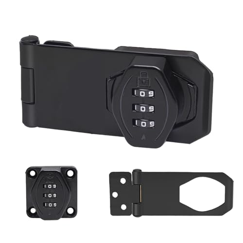 Cerradura de combinación mecánica con cerrojo de seguridad, cerradura giratoria sin llave para armario, candado de contraseña