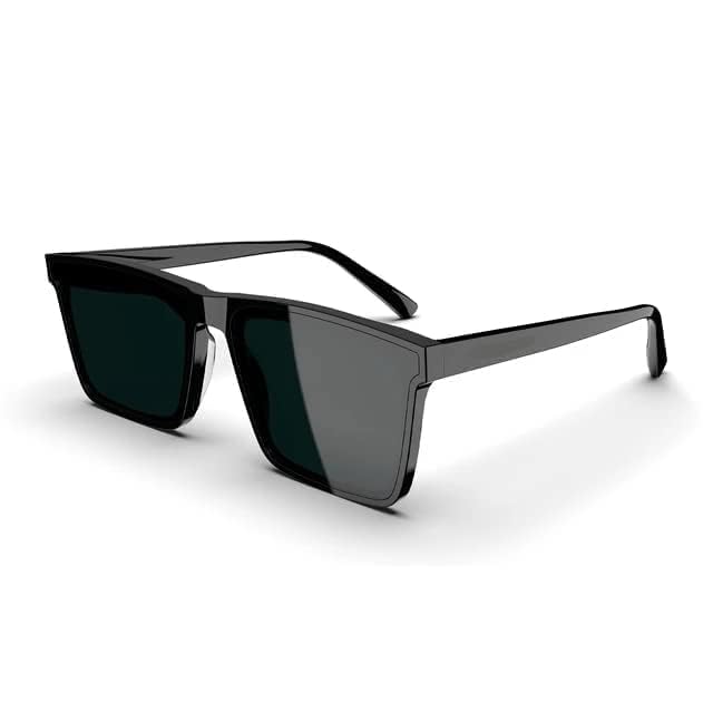 Retro Square Black Lightweight UV Protection Non-Polarized Sunglasses | Elevate Style Classic Retro Square Sunglasses Designed for Both Men and Women | Sunglasses Comfort UV Protection-image-41