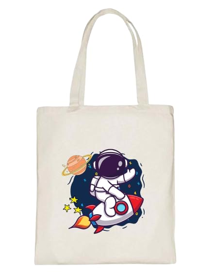 Delhi Printing Co.Tote Bags For Women Girls Canvas Handbag Large Capacity Fashion Bag for College Astronaut Tote Bag-picture-17