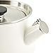 KitchenAid Teakettles Enamel-on-Steel Stovetop Whistling Teakettle, Induction Ready, Stainless steel Lid, 2 Quart - White