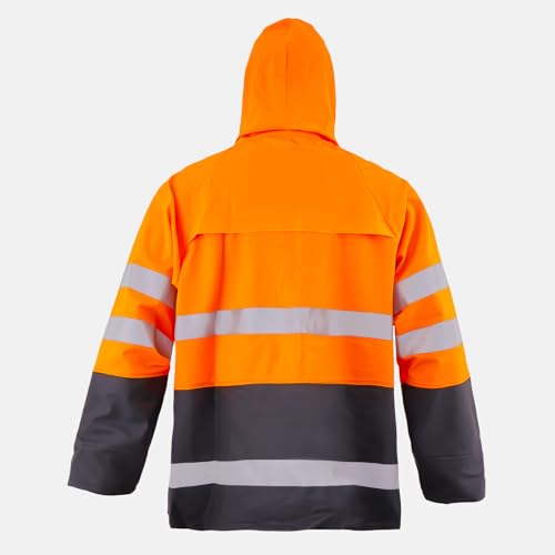 Image of Rain Suit For Men & Women Waterproof Heavy Duty Rain Gear Reflective Jacket for Fishing Outdoor Work Raincoats