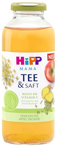 HiPP Mama Tee & Saft Fencheltee Apfel Ingwer, 330ml, 6er Pack (6x330ml)