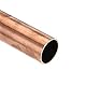 sourcing map Kupfer Runde Röhre Gerade Rohrschlauch Duktilität 200mm Länge 20mm OD 1mm Wandstärke mit Korrosionsbeständigkeit
