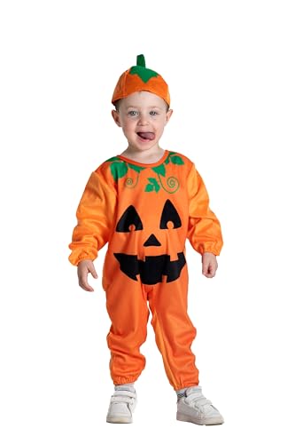 Citrouille de Halloween costume déguisement grenouillère baby (Taille 2-3 ans) avec bonnet