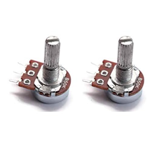 SP B50K ohm Round single variable resistor potentiometer (Pack of 2) (B0CPVW5HJ5) Amazon Price History, Amazon Price Tracker
