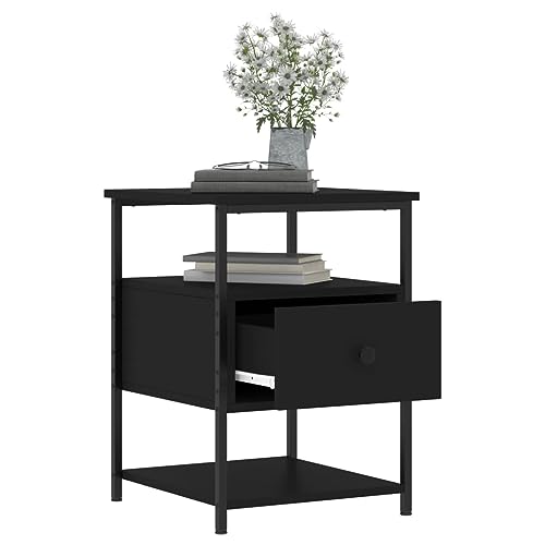 Table d'appoint avec rangement et pieds réglables lot de 2 - 5