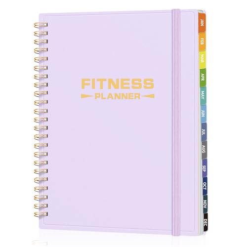 2026 Fitness Workout Journal Planner for Women & Men, JAN