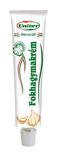 Univer Zrt. Sparset Knoblauch Creme 70g Tube und Chili-Feuer rohe gemahlene Chili-Paprika