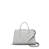 RADLEY London Arlington Court Women's Medium Leather Zip Around Satchel Bag (GOOSE GREY)