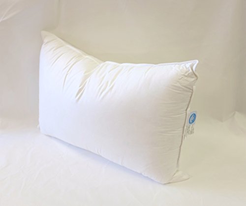 Continental Bedding White Goose Down Luxury Pillow, 550 Fill Power (Queen)