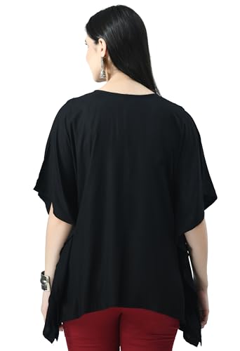 Image of QAZMI Women's Rayon Cotton Kaftan