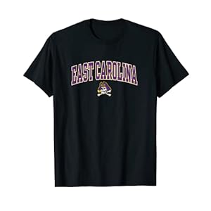 East Carolina Pirates Arch Over Officially Licensed T-Shirt