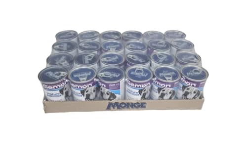 GEMON CANE MATURE PATE' LIGHT CON TONNO-CONFEZIONE DA 24 (24 x 400 g) - Gemon All Breeds Mature Paté Light con Tonno-Alimento Completo per Cani Adulti Anziani di Tutte le Taglie.