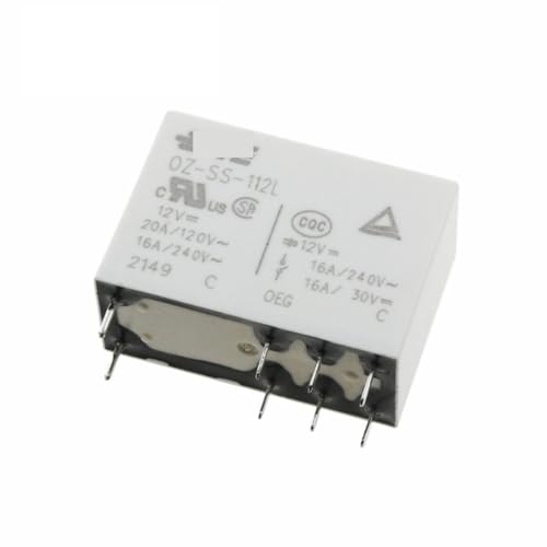 Relais OZ-SS-112L commutateur 16A 250V à 8 broches pour circuits imprimés
