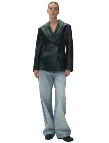 Manteau blazer en cuir femme chic du bureau aux sorties décontractées