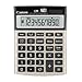 Canon CNMLS100TSG Desktop Calculator, 10 Digits, LCD, Battery/Solar Powered, 1.3" x 4.1" x 5.5", Black, 1 Each