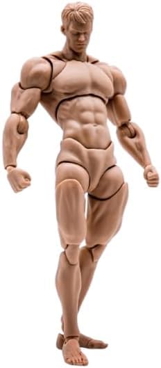 筋肉質フィギュア ベージュ Amazon.co.jp: 1/12スケール 男性アクションフィギュア 6インチ 超柔軟