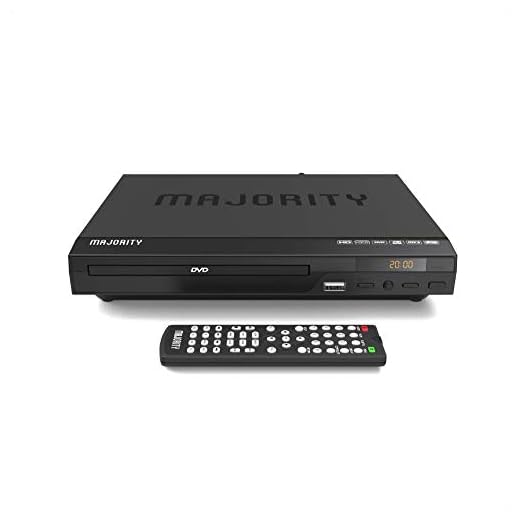 Majority Scholars Compact DVD Player, Multi-Region Region Free, USB Port, DivX, RCA & HDMI Port, Built-in PAL/NTSC System, HDMI Cable Included