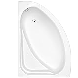 Vasca da bagno versione sinistra 1500 mm x 1020 mm, in acrilico, ad angolo...