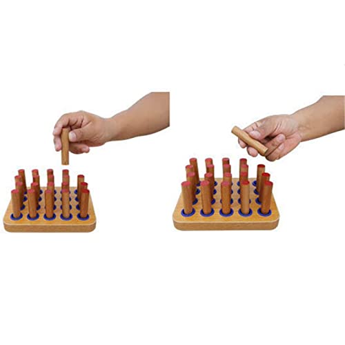 Rééducation AVC de la main avec planche flashboard et bâtons de bois S