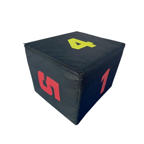 Perfeclan Cajón de Salto pliométrico 3 en 1 Step Up, versátil, cajón de Salto pliométrico Acolchado con Espuma EPE, Ejercicio de para acondicionamiento