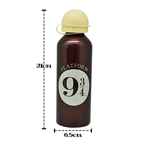 SRV Hub Harry Potter Water Bottle 500ml, Aluminum School Bottle - Image 2