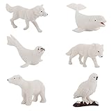 Décoration de jardin : ces décors d'animaux d'hiver sont dans différents gestes, très délicats et adorables, qui peuvent répondre à vos différents besoins, décoration en plastique
