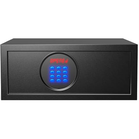 KornerBatl Hotel Safe Box with Administrator Password, Laptop Safe for college dorm room (14.46"D x 16.78"W x 6.99"H - 23.9 lb) Cover