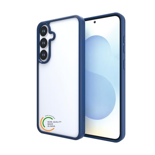 Image of Case for Samsung Galaxy S25 Plus, [Anti-Yellowing Technology] [Military Grade Drop Protection] Shockproof Slim Hybrid Phone Case for Samsung Galaxy S25 Plus 5G - Indigo Blue