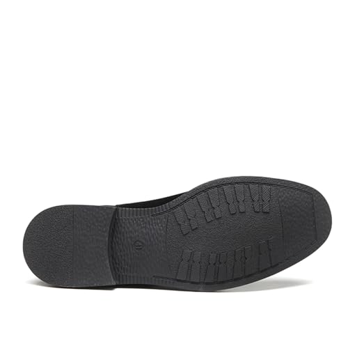 DECARSDZ Men's Chelsea Boots Casual Classic Comfy Slip-On Suede Chukka Mens Ankle Boot4