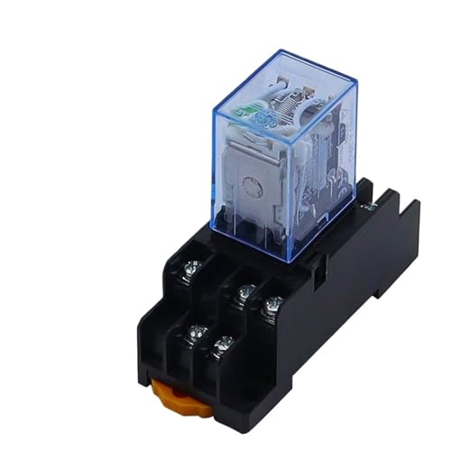 Relais transparent MY3NJ à bobine électromagnétique DC 220V avec témoin LED actif