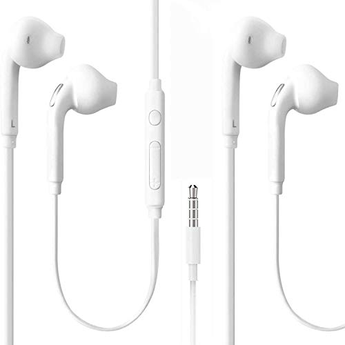 2-Pack Moona Replacement Headphones for Samsung Galaxy S10 S10e S9 S8 S9/S10 Plus
