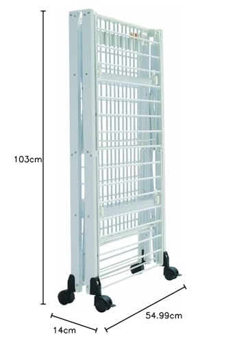Foppapedretti 9900420000 Wäscheständer Gulliver Alluminio