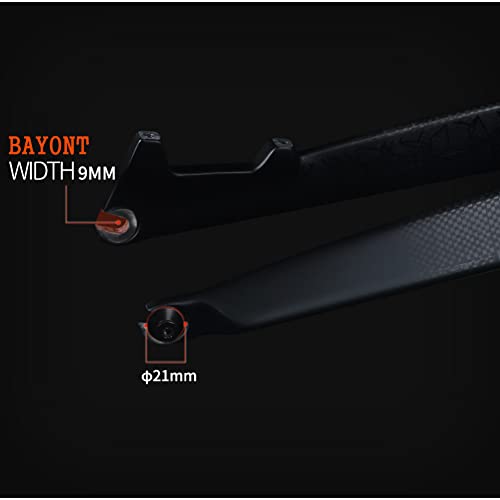 Tskjinc Toseek Carbon Fork 29 Straight Tube Bike Fork Hard Carbon Mtb Fork 26/27.5/29¡± Front Fork For Bicycle Lightweight Red 29Inch #TOP4