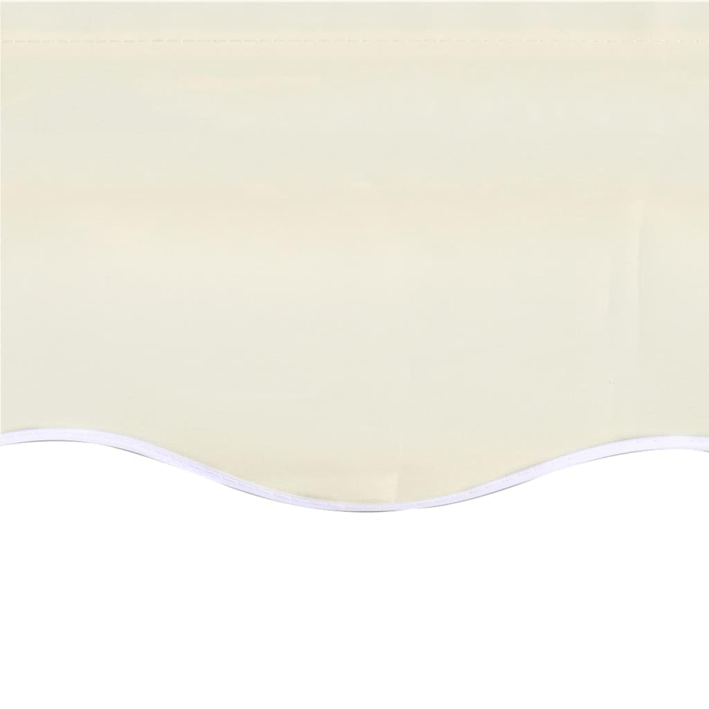 Leasha Toile de Rechange Store Banne avec Lambrequin, Toile Tissu de Remplacement pour Auvent 580x345 cm Crème