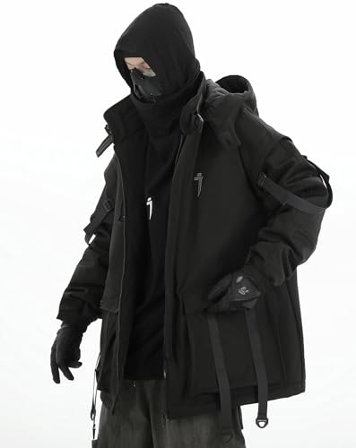 MFCT Japanese Streetwear Techwear Men's Parka Winter Coats3