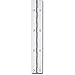 Gedotec Charnière Meuble Piano à Vis - Meuble de Cuisine, Volet, Piano, Placard, Armoire, Coffre, Porte, Cercueil - Usage Polyvalent - Acier Couleur Nickel - 20 x 600 mm - Entraxe: 15 mm - 1 Pièce