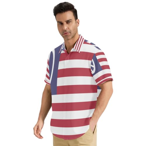 Chemise homme infroissable GuoChe pour fête en plein air vêtement d'été fluide