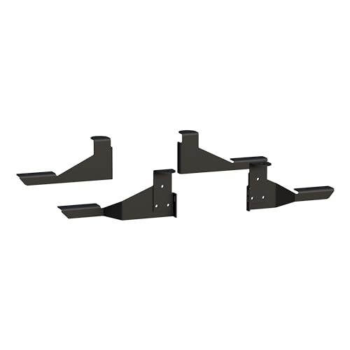 LUVERNE estribos laterales aluminio negro 54 pulgadas miniatura 3