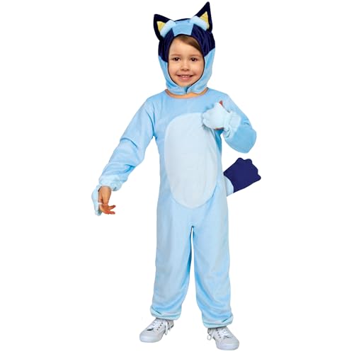 Rubies Traje oficial de Bluey para crianças, tamanho 3-4, Halloween