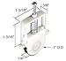 CRL B631 SLIDING SCREEN DOOR ROLLER ASSEMBLY FOR COLUMBIA DOORS
