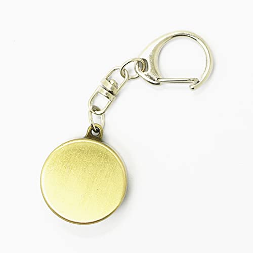 Brújula de bolsillo retro portátil con llavero de zinc miniatura 5