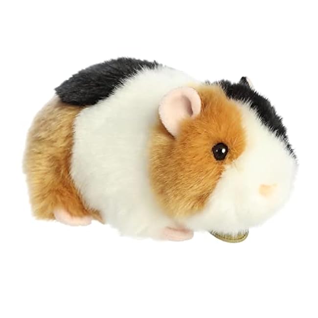 Aurora? Realistic Miyoni? American Guinea Pig Stuffed Animal - Lifelike Detail - Cherished Companionship - Multicolor 7.5 Inches