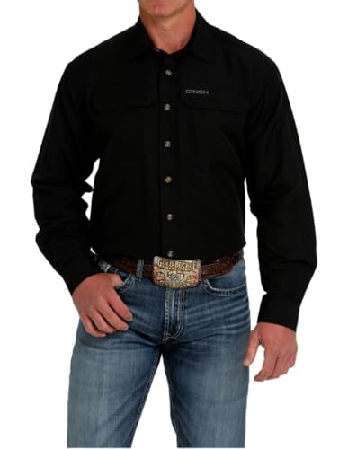 Cinch Men's Arenaflex Vented Solid Shirt
