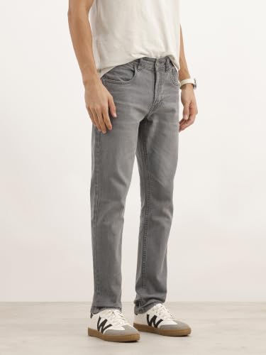 Image of WROGN Men's Slim Fit Jeans | Mid Rise | Jeans for Man