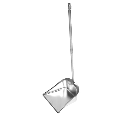 FONDOTIN 不??製スタンドアップロングハンドルちりとり 家用耐久性ウェア抵抗清掃用軽量コンパクト設計 素材 参加可能