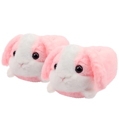 Image of Women Animal Slippers Cute Plush House Shoes Warm Novelty Cartoon | Slippers Gifts for Birthday Christmas